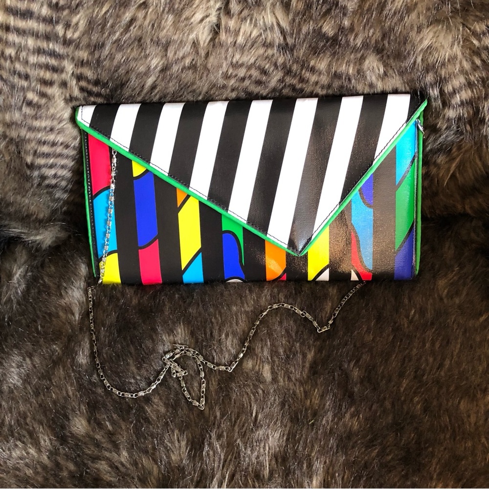 Kent Stetson Kid In A Candy Store Envelope Clutch Art Signed USA Made